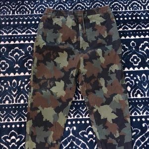 LRG Lifted Research Group Black Camo joggers